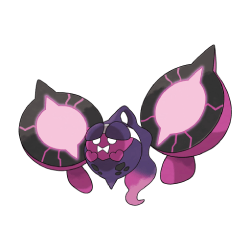 a small purple Pokémon resembling a piece of mochi
