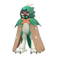 a sprite of Decidueye